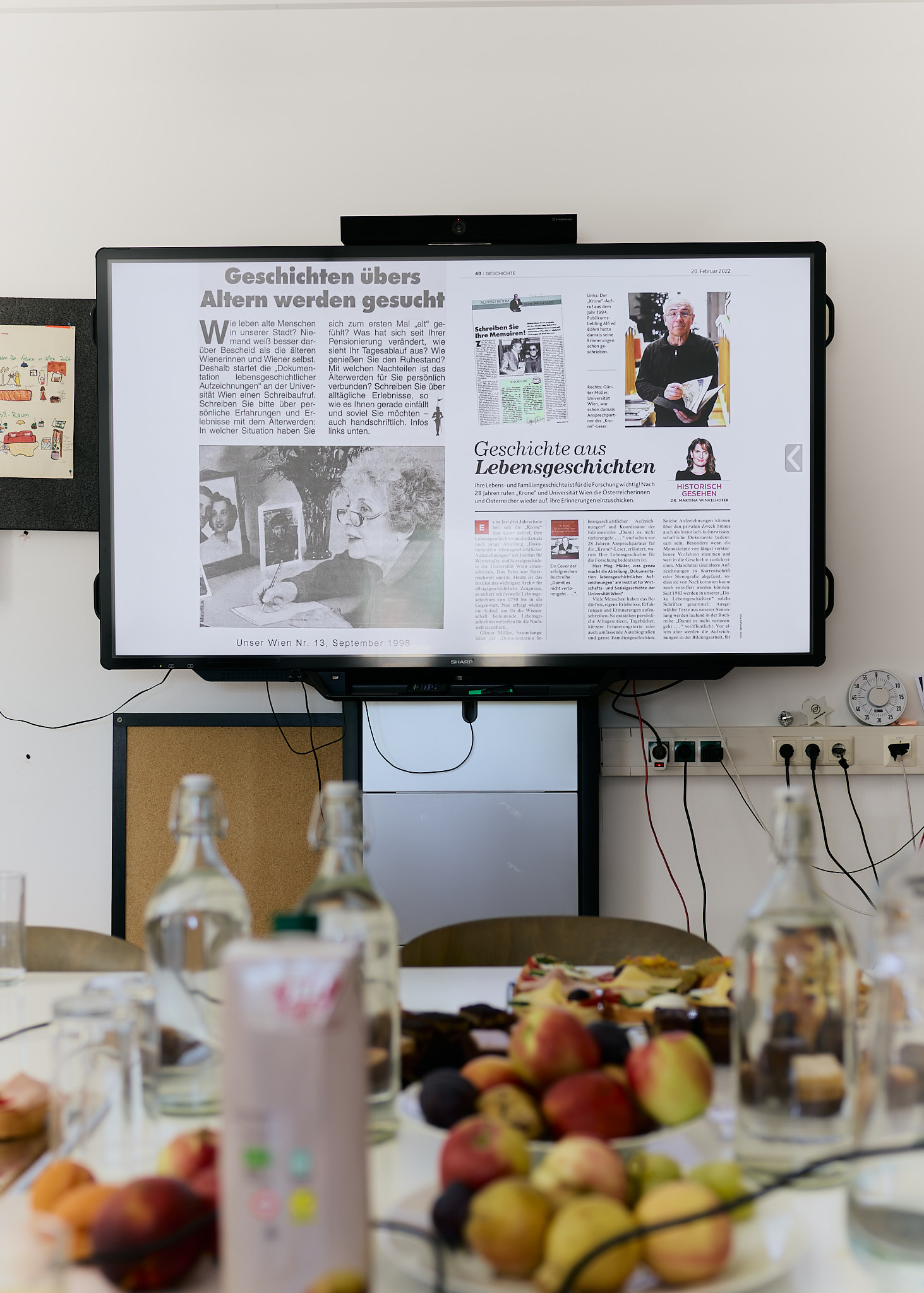 Zusammenarbeit zur Sammlung von Lebensgeschichten